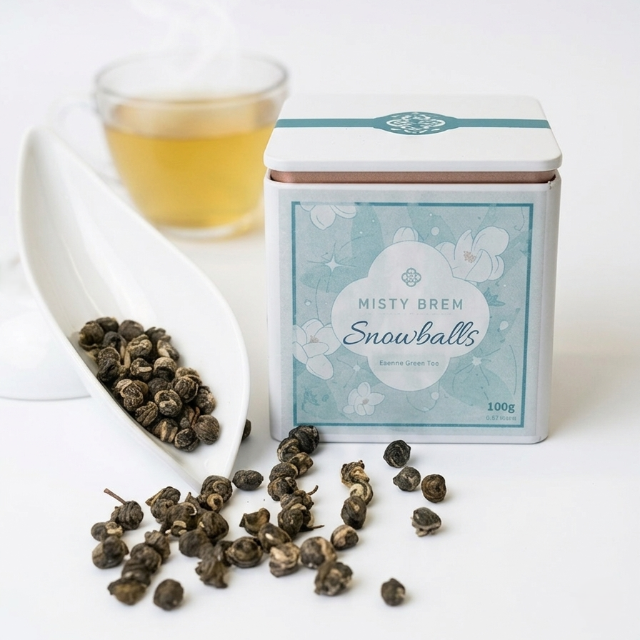 jasmin green tea "SnowBalls" 100g